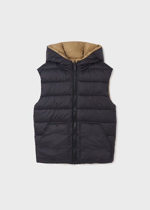 Boys Beige Reversible Gilet (Mayoral)