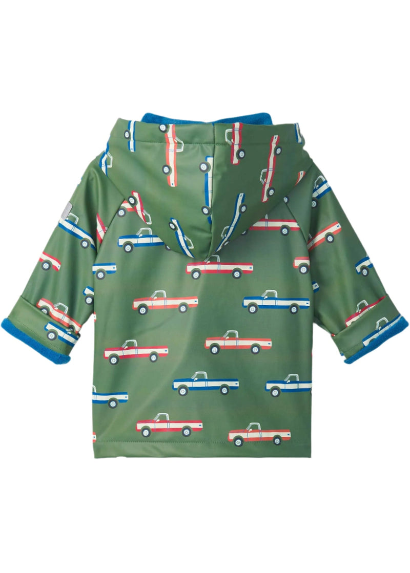 Boys Big Trucks Snap Raincoat
