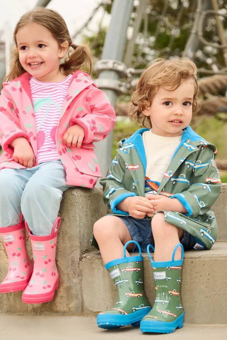 Boys Big Trucks Snap Raincoat