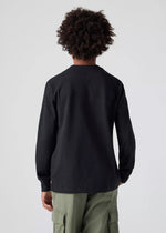 Boys Black Long Sleeve 'Legendary' Logo T-Shirt