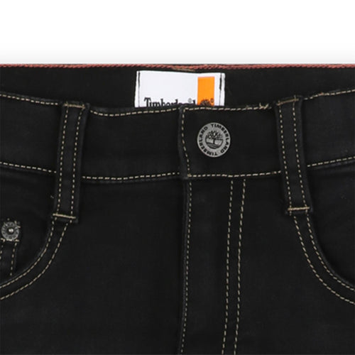 Boys Black Stretch Denim Jeans
