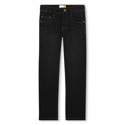Boys Black Stretch Denim Jeans