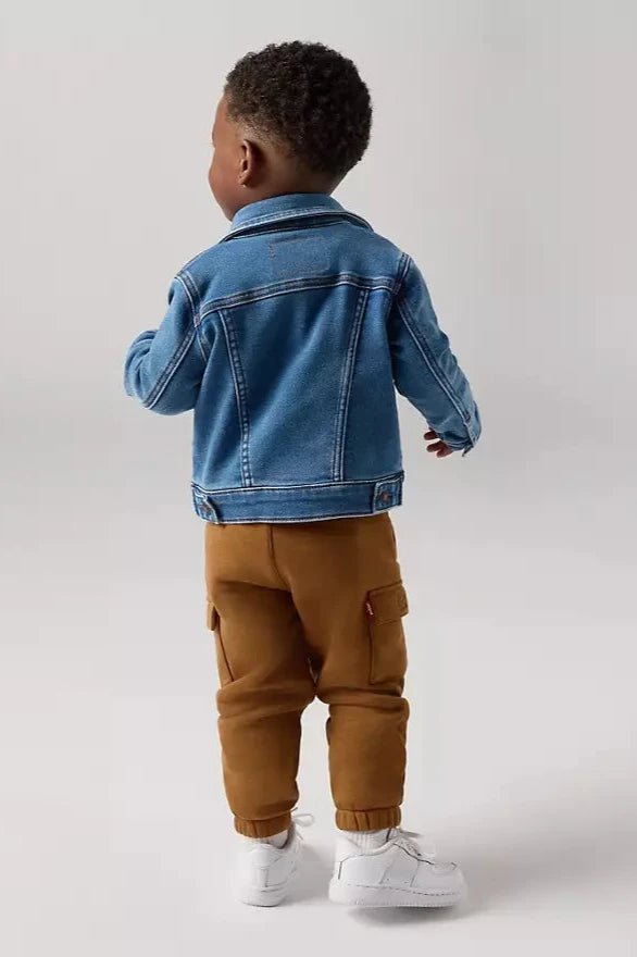 Boys' Blue & Brown Cotton Trouser Set (Levis)