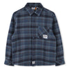 Boys Blue Check Cotton Shirt (Timberland)