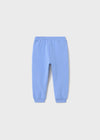 Boys Blue Cotton Joggers