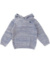 Boys Blue Hooded Jumper