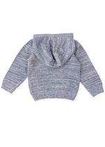 Boys Blue Hooded Jumper