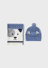 Boys Blue Knitted Hat & Scarf Set (mayoral)