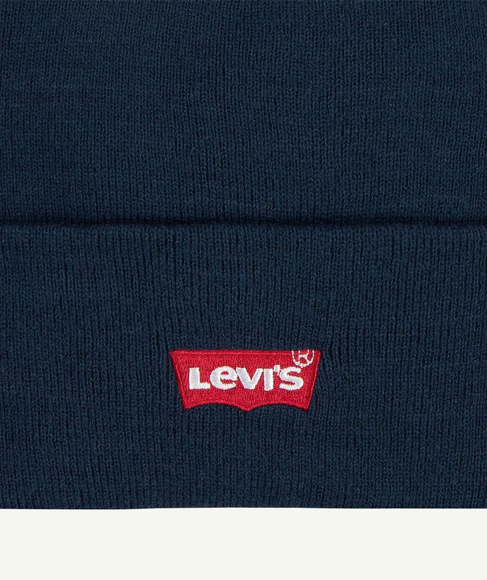 Boys Blue Levi's Core Batwing Beanie (Levis)