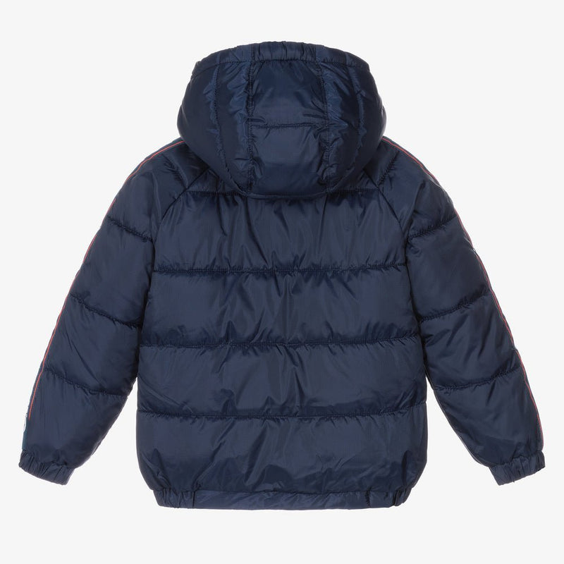 Boys Blue Logo Puffer Jacket (Levis)