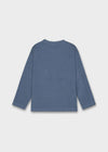 Boys Blue Long - Sleeve Dinosaur T-Shirt