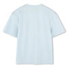 Boys Blue Loose Fit Tee with Logo