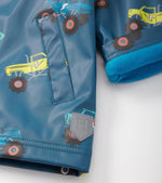 Boys Blue Monster Truck Raincoat (Hatley)