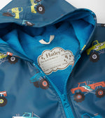 Boys Blue Monster Truck Raincoat (Hatley)