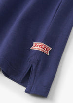 Boys Blue Rugby Stripe Polo Shirt