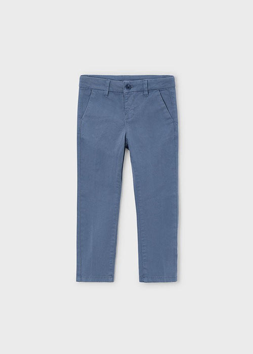 Boys Blue Slim Fit Chinos Trousers