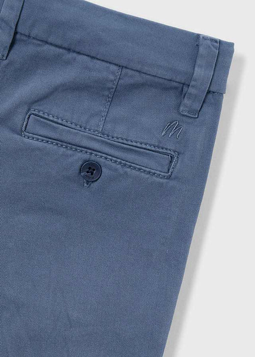 Boys Blue Slim Fit Chinos Trousers