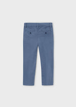 Boys Blue Slim Fit Chinos Trousers