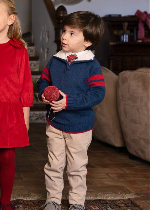 Boys Blue Varsity Jumper