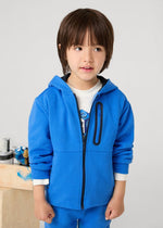 Boys Blue Zip - Up Hoodie (Mayoral)