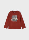 Boys' Brick Red Muscle Car Graphic Tee (Mayoral)