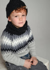 Boys' Bright Ash Jacquard Jumper