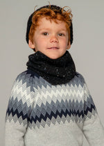 Boys' Bright Ash Jacquard Jumper