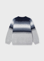 Boys' Bright Ash Jacquard Jumper