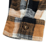 Boys Brown & Black Buffalo Check Flannel Shirt