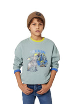 Boys Brown Ribbed Knit Beanie