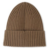 Boys Brown Ribbed Knit Beanie