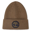Boys Brown Ribbed Knit Beanie