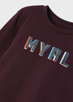 Boys' Burgundy Long Sleeve T - shirt (Mayoral)