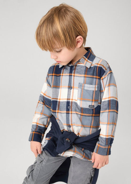 Boys' Checked Overshirt (Mayoral)