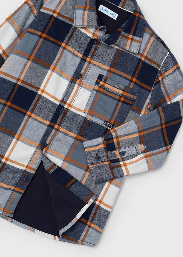 Boys' Checked Overshirt (Mayoral)