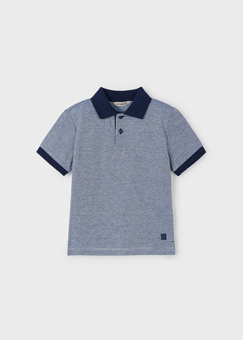 Boys Classic Striped Polo Shirt