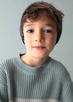Boys Color - Block Knitted Jumper