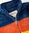 Boys Colour Block Fuzzy Fleece Zip - Up Jacket (Hatley)