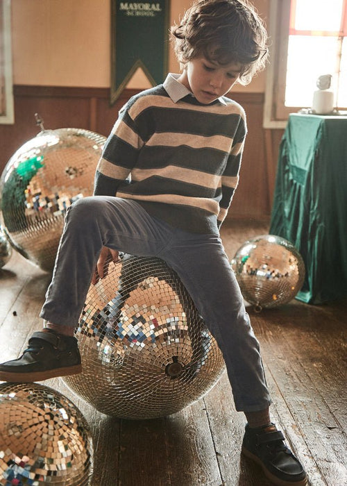 Boys Cord Trousers in Blue