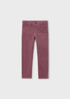 Boys Cord Trousers in Burgundy
