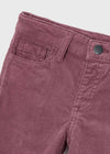 Boys Cord Trousers in Burgundy