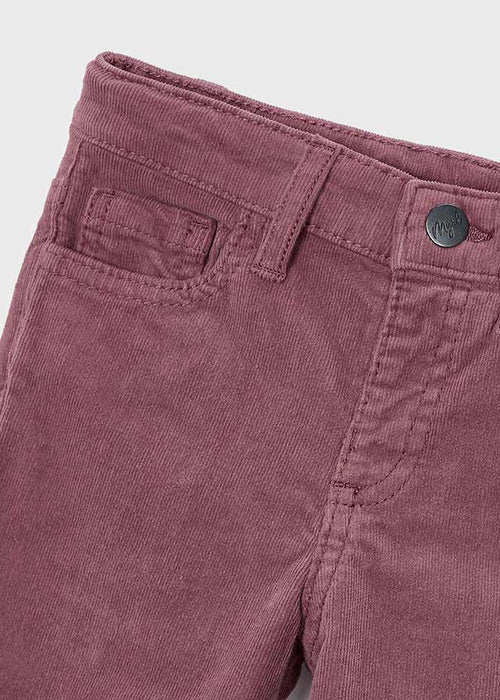 Boys Cord Trousers in Burgundy