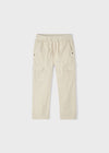 Boys Cotton Cargo Trousers