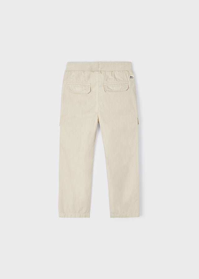 Boys Cotton Cargo Trousers