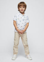 Boys Cotton Cargo Trousers