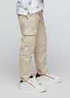 Boys Cotton Cargo Trousers