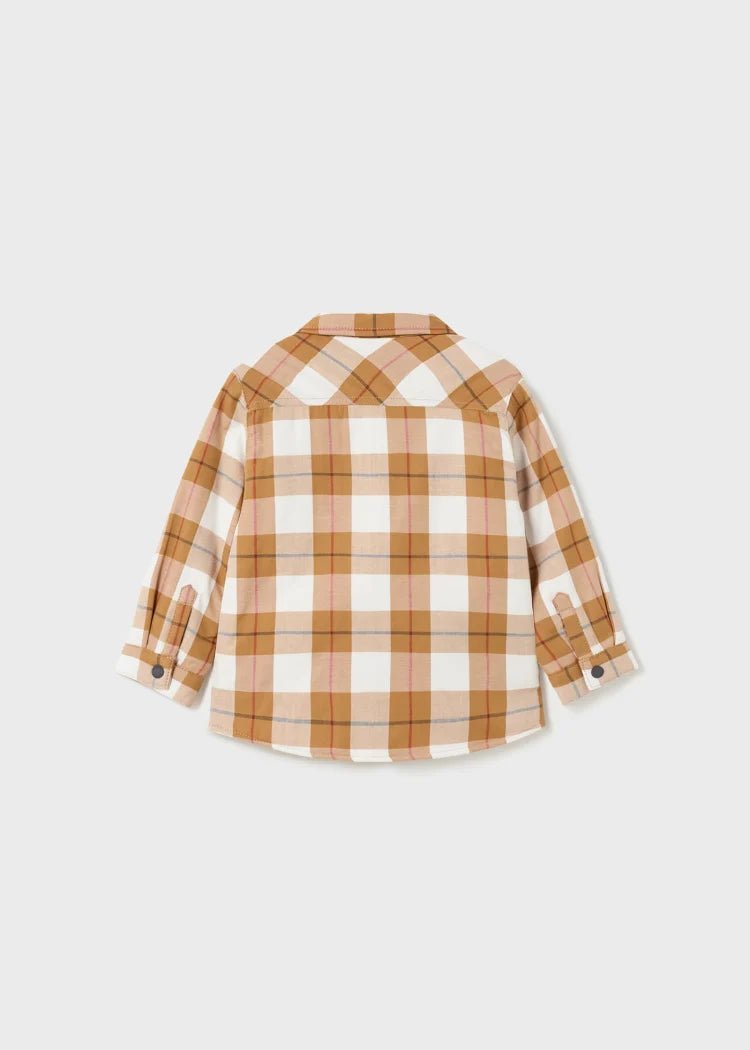 Boys Cotton Check Overshirt