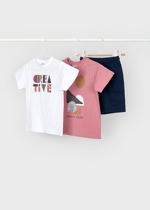 Boys Creative Coast T-Shirt & Bermuda Set