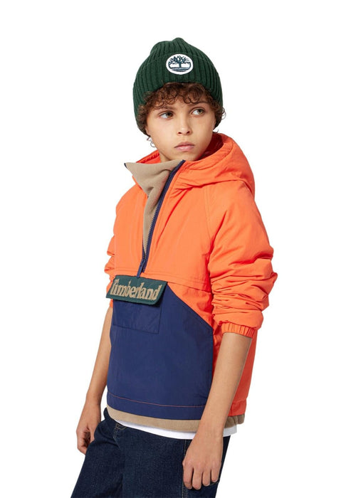 Boys Dark Green Ribbed Knit Beanie