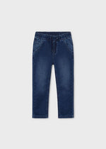 Boy's Dark Soft Denim Jogger Pants